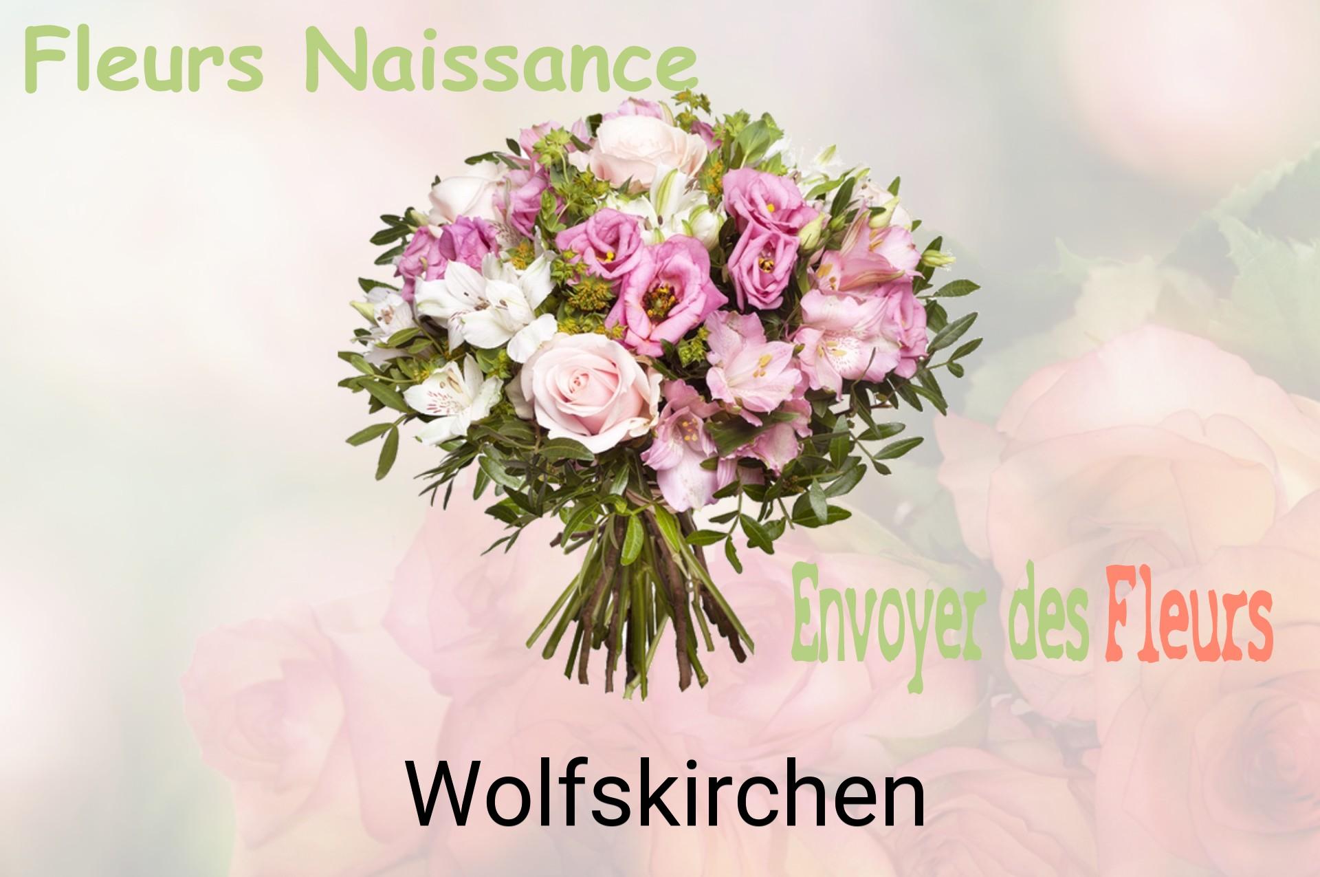 Bouquet de fleurs de naissance livré à Wolfskirchen