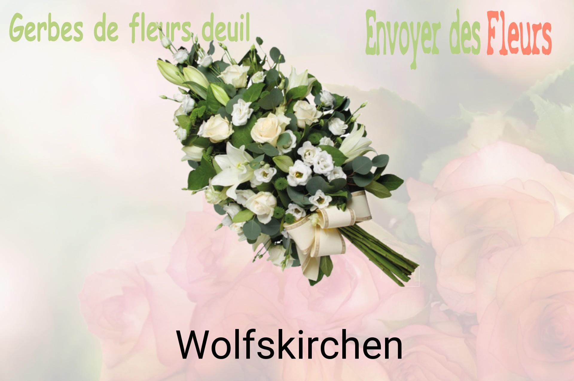 Gerbe de fleurs de deuil livrée à Wolfskirchen